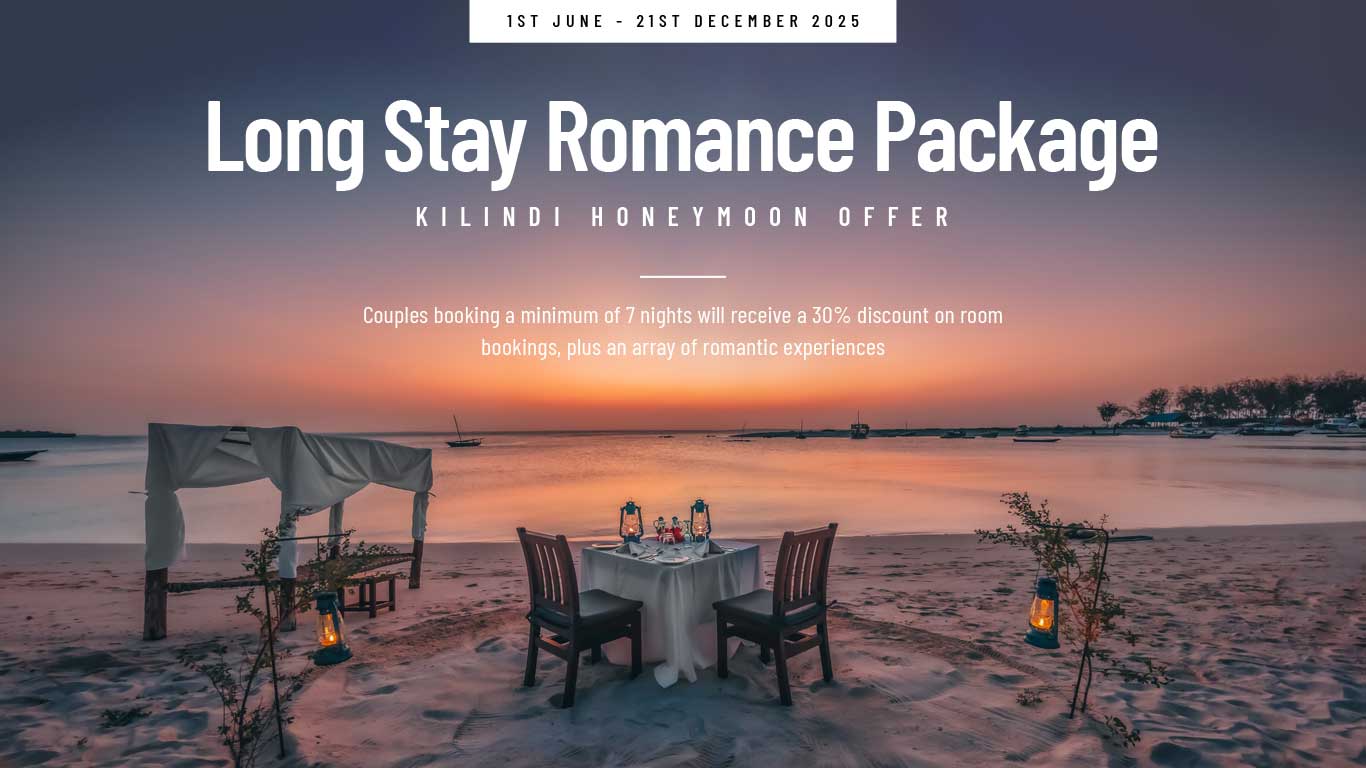 Kilindi Long Stay Romance Package